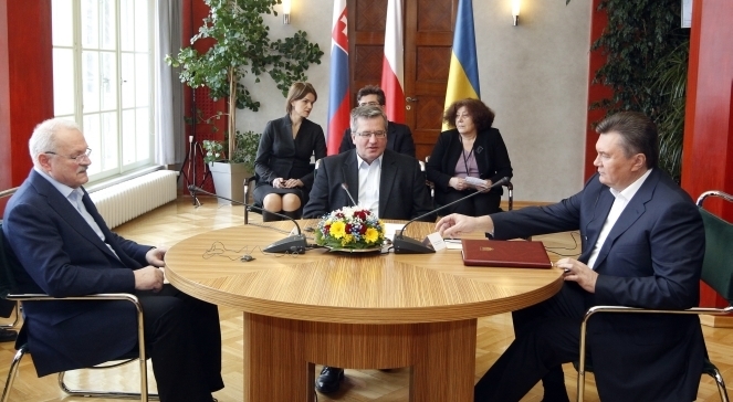 Зустріч президента України з президентами Польщі та Словаччини