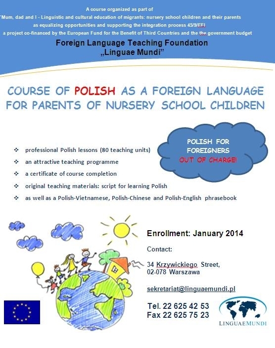 Безкоштовні курси польської мови для іноземців