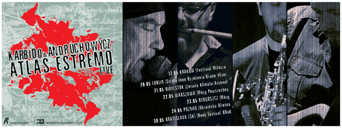 Юрій Андрухович та гурт Karbido вирушають із новим проектом ATLAS ESTREMO у тур Польщею