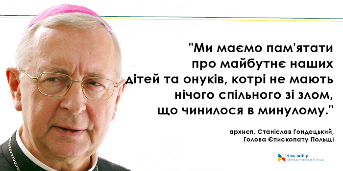 Голова Єпископату Польщі закликає поляків і українців до примирення