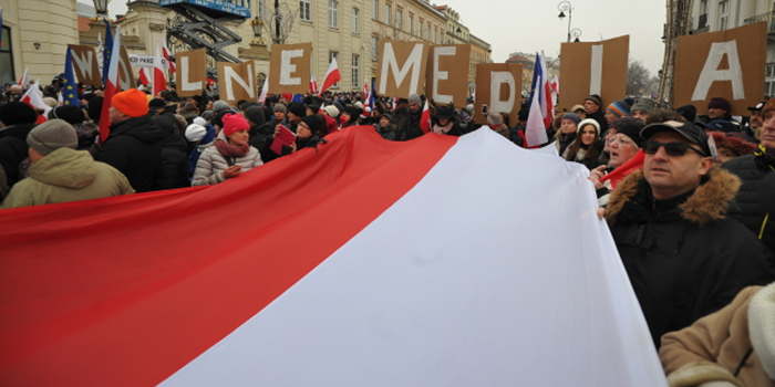 Протести у Польщі: два мітинги у Варшаві