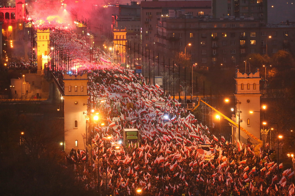 Як у Варшаві відзначили День незалежності [ФОТО]