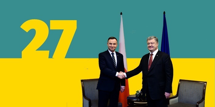 Президент Польщі привітав українців з Днем Незалежності