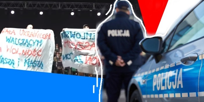 До журналістів, що зняли проукраїнську акцію під час концерту російського хору у Бидгощі, приходила поліція