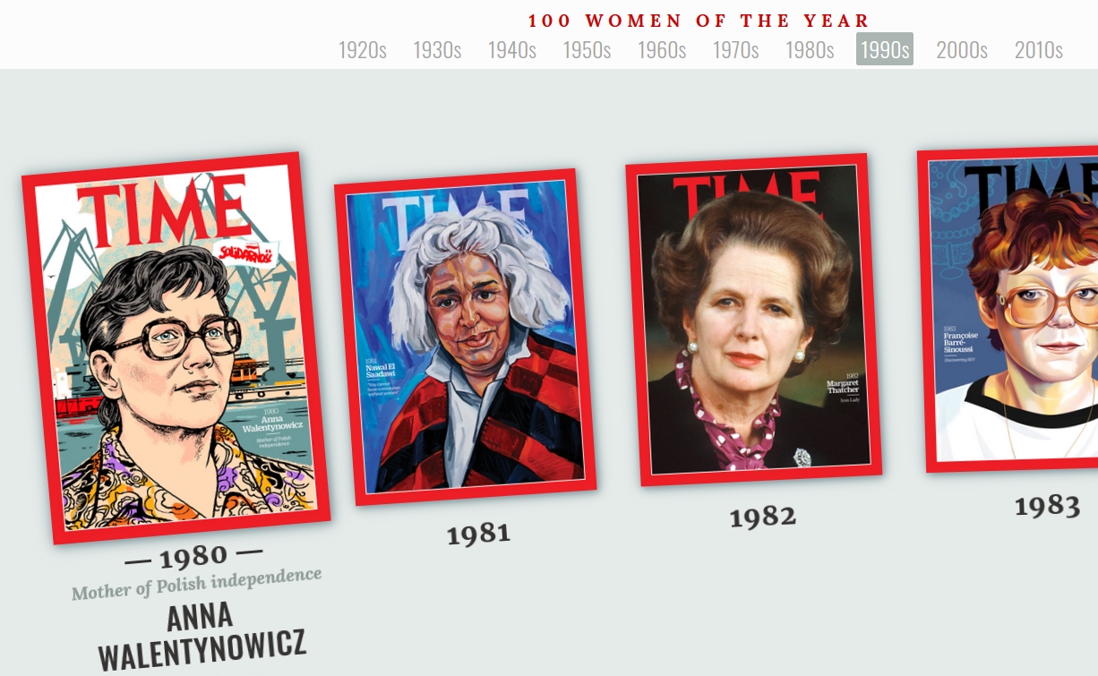 Time визнав Анну Валентинович однією зі 100 найважливіших жінок 20 століття