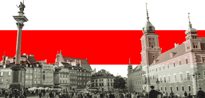 Королівський замок у Варшаві буде освітлений барвами біло-червоно-білого історичного білоруського прапора