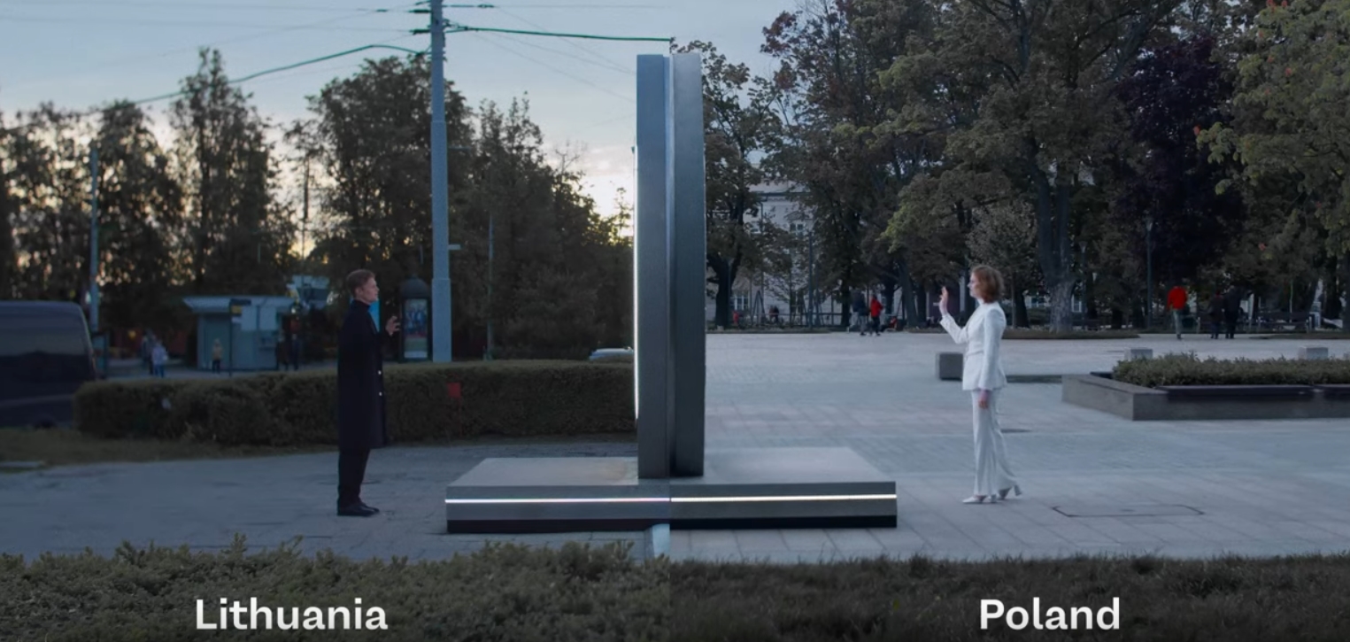 Віртуальний міст між Любліном та Вільнюсом: мешканці міст можуть бачити одне одного у реальному часі