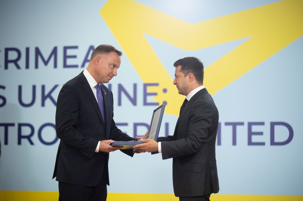 Президент Польщі Анджей Дуда отримав в Україні почесну державну нагороду