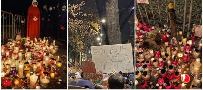 У польських містах – тихі протести. ЗМІ пишуть про першу жертву нового польського законодавства щодо абортів. Що відбувається?