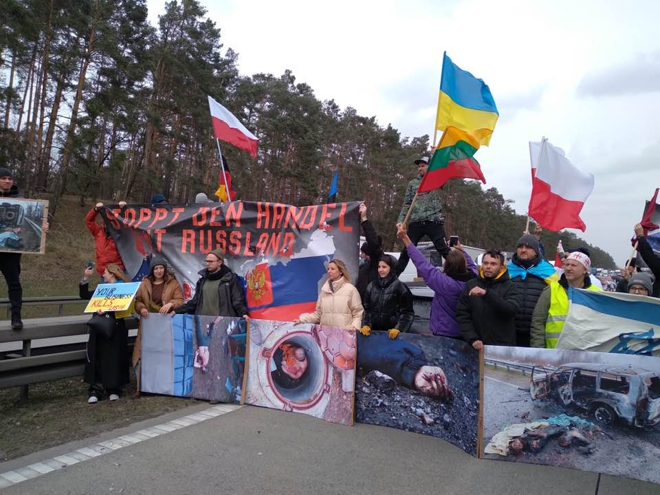 На польсько-німецькому кордоні протестували проти торгівлі з Росією