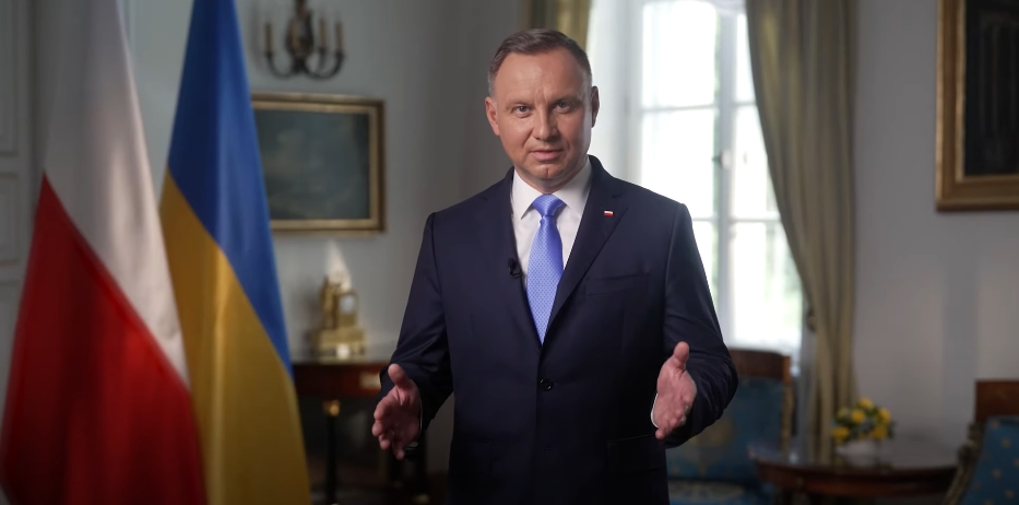 Президент Польщі привітав Україну з Днем Незалежності
