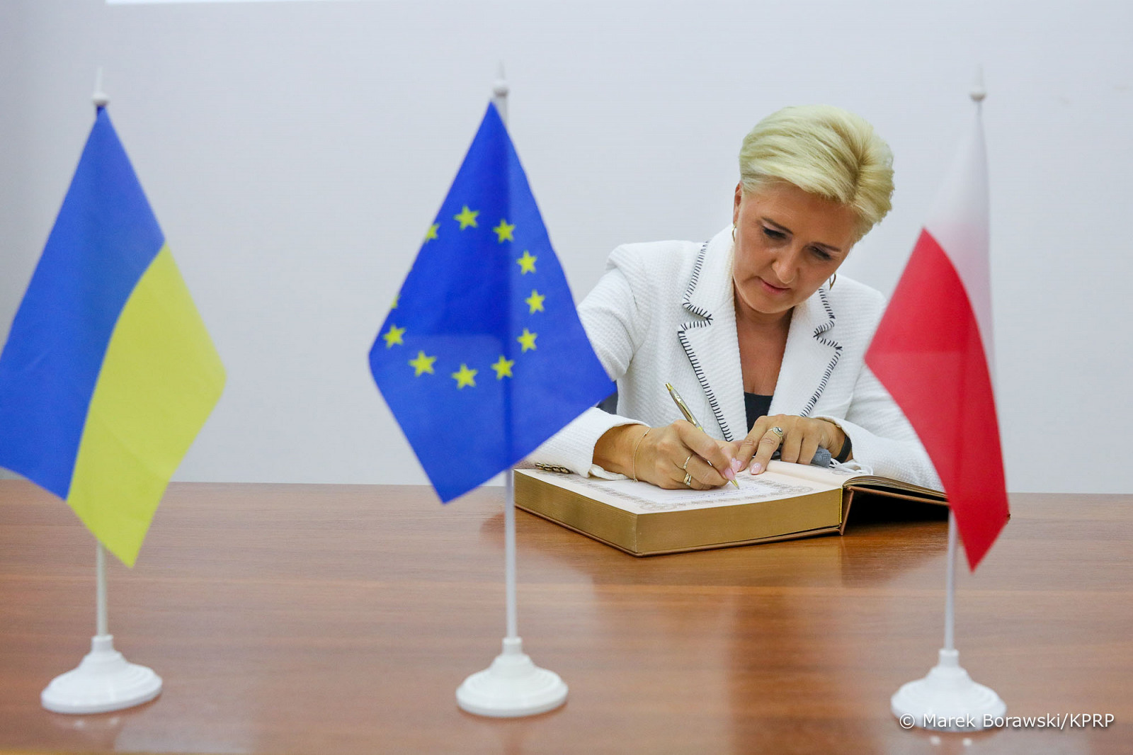 Перша леді Польщі з візитом в Україні