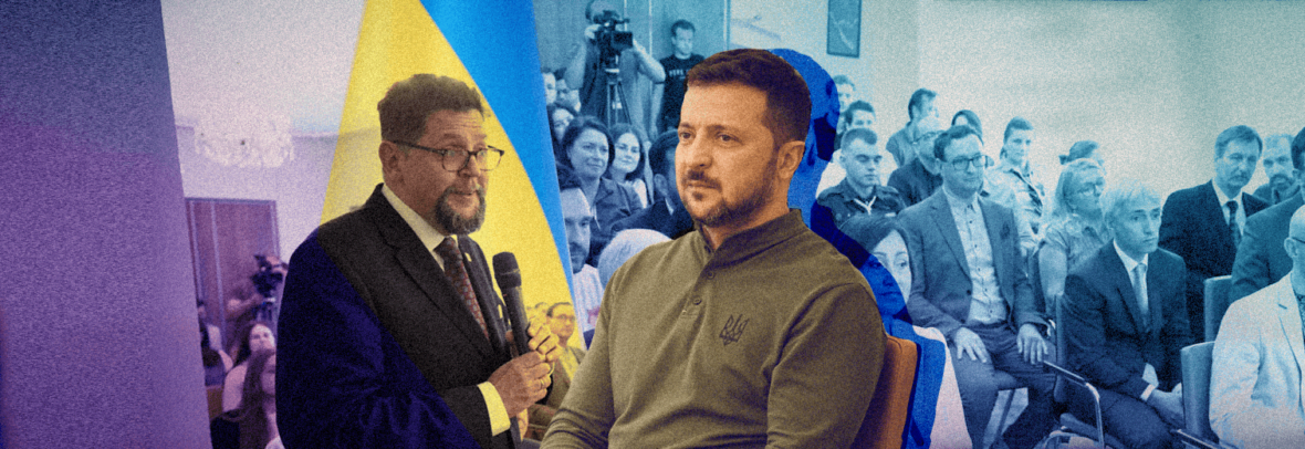 Володимир Зеленський зустрівся з українською громадою у Польщі