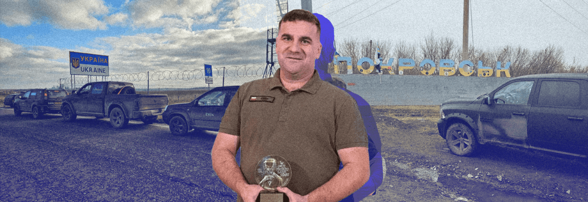 Польський волонтер Матеуш Водзінський отримав премію імені Єжи Ґедройця за допомогу українським військовим