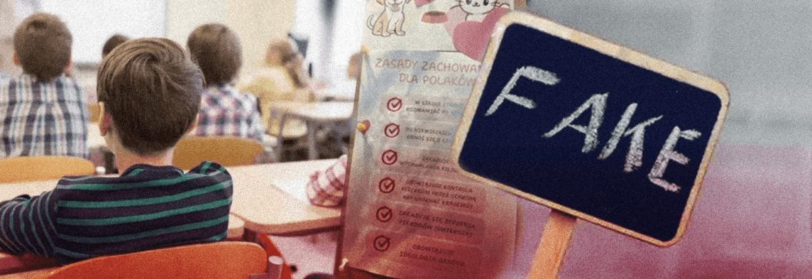 Demagog: фейк про «Правила поведінки для українців» в польській школі