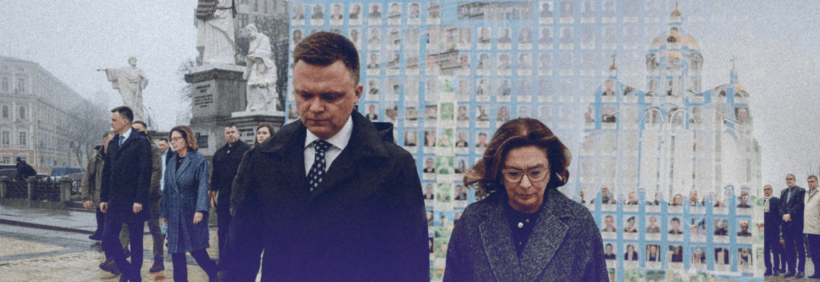 Спікери Сейму і Сенату прибули до України для участі у Бучанському саміті. В рамах візиту вони вшанували пам’ять героїв і жертв російсько-української війни 