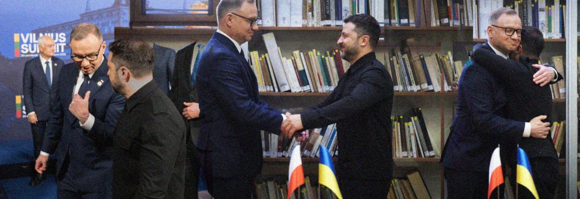 Володимир Зеленський зустрівся з Анджеєм Дудою у рамах саміту «Бухарестської дев’ятки»