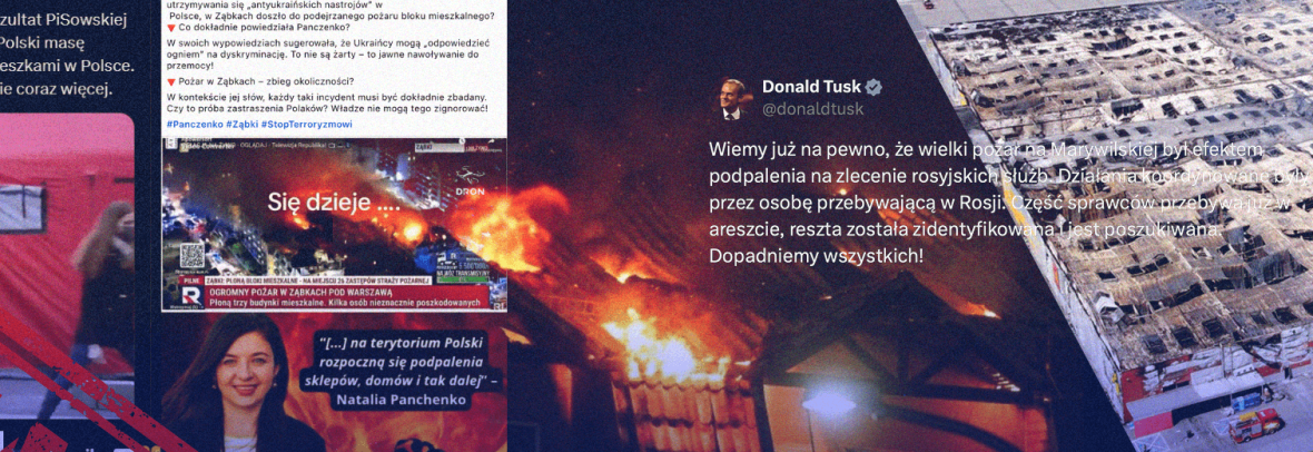 У Польщі поширюється інформація, що українці можуть бути причетними до нещодавніх пожеж. Пояснюємо, що не так з цими припущеннями