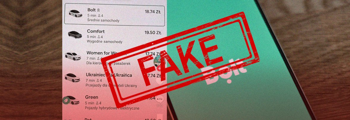 Bolt у Польщі впровадив послугу «Українець для українця»? Це фейк
