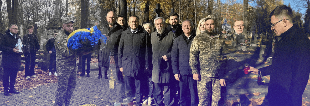 Посольство України у Польщі вшанувало пам’ять українців, похованих на варшавській Волі, та поляків, полеглих у війні з Росією