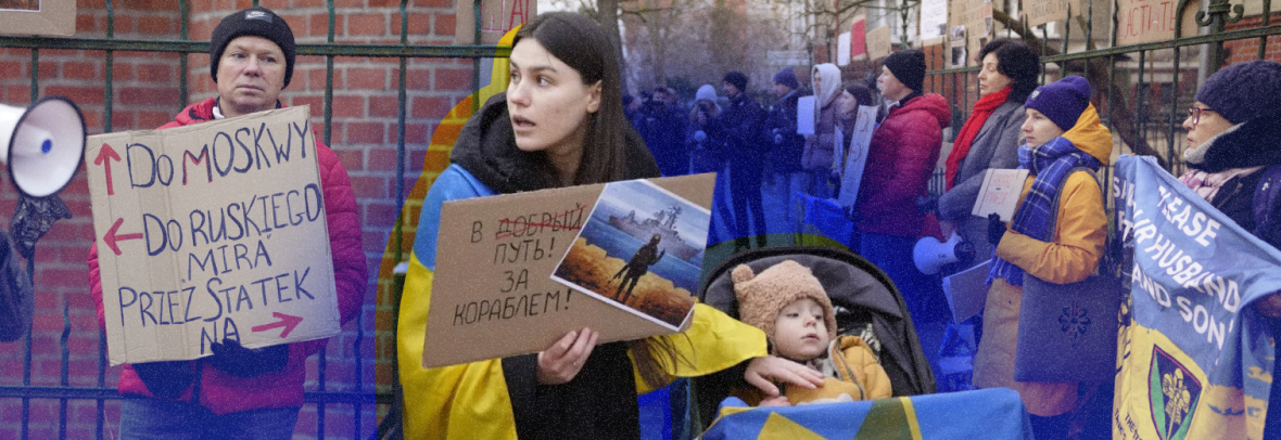 У Гданську біля генконсульства РФ відбулася акція «Прощання з імперією»