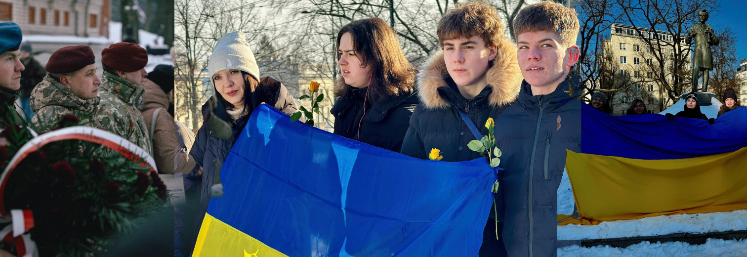 Українська громада у Польщі відзначила День соборності України. Фото