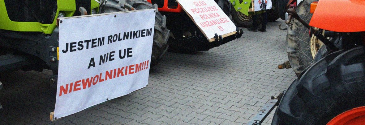 Польські фермери провели акцію протесту біля польсько-українського кордону