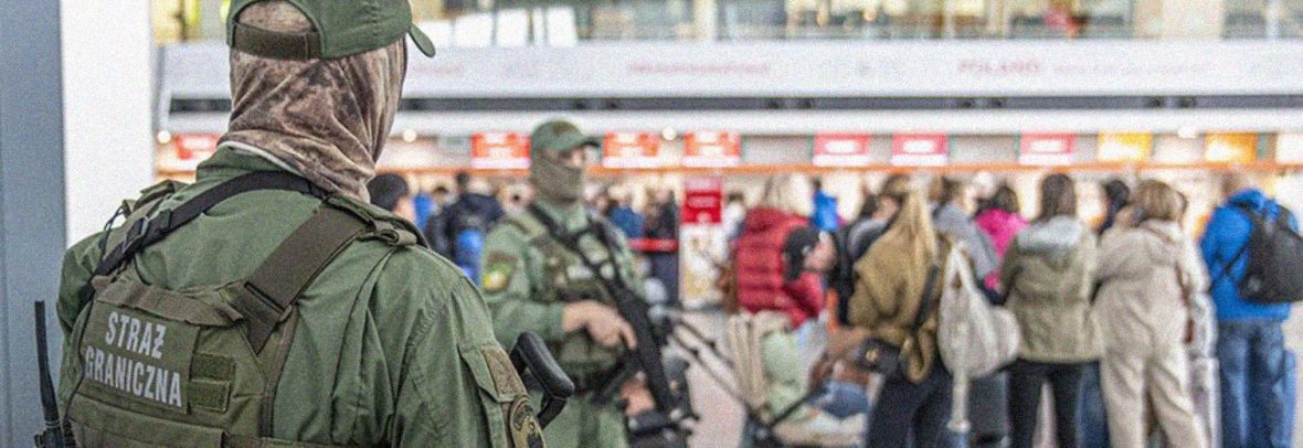 У варшавському аеропорту затримали українку з написом «бомба» на лобі