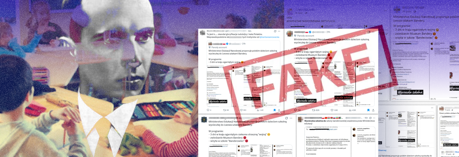 Міністерство національної освіти Польщі запрошує школярів у поїздку «стежками Бандери»? У мережі поширюють новий антиукраїнський фейк