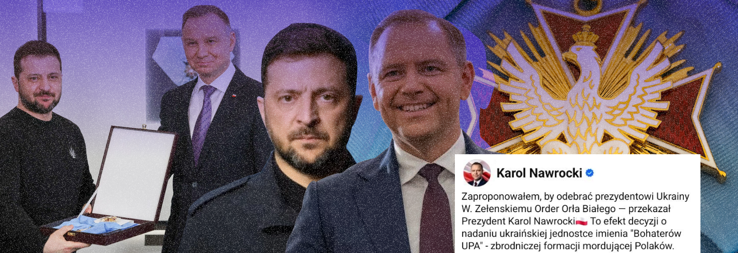 Орден для Зеленського, прапор Валенси і суперечки про УПА: черговий скандал між Польщею та Україною 