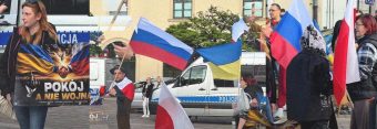 У Кракові під час святкування Дня вишиванки з’явилися люди з російським прапором