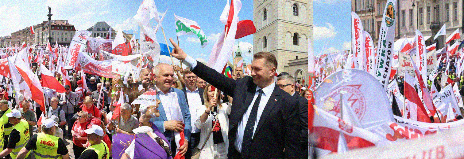У Варшаві протестують проти «Зеленого ладу» ЄС: центр міста частково паралізований